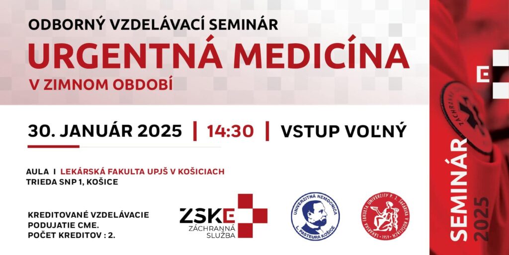 Urgentná medicína v zimnom období opäť potvrdila svoj význam